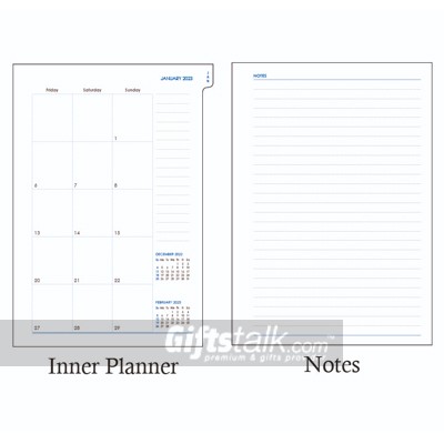 Bonded Paper Based Agenda Planner 09