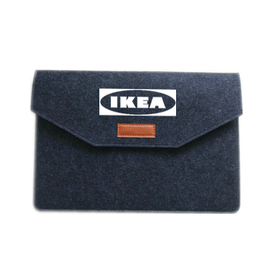 14'' Wool Felt iPad Pouch 05