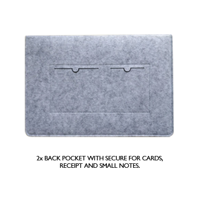 14'' Wool Felt iPad Pouch 09