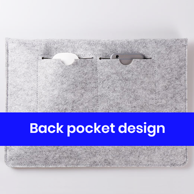 15.4'' Wool Felt iPad Pouch 09