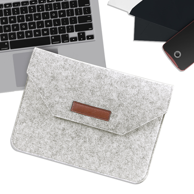 15.4'' Wool Felt iPad Pouch 10