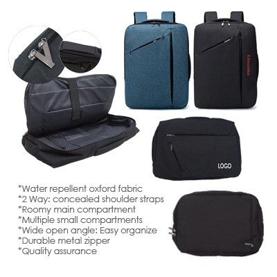 15.6'' Armor Two Way Zipper Laptop Backpack 05