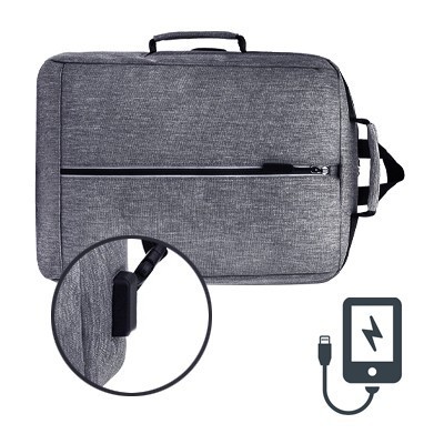 15.6'' REFLECT 2 Way Laptop Backpack with External USB Port 07