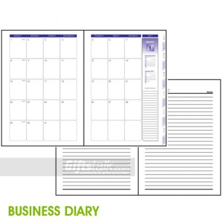 PU Alpha Wire-O Notebook - A5 Size 08