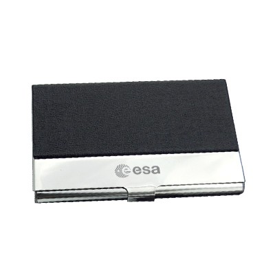 Slim Faux Leather Name Card Holder 01