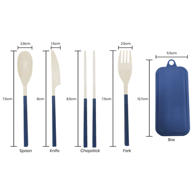 4-in-1 Colour Eco-Cutlery Set 12