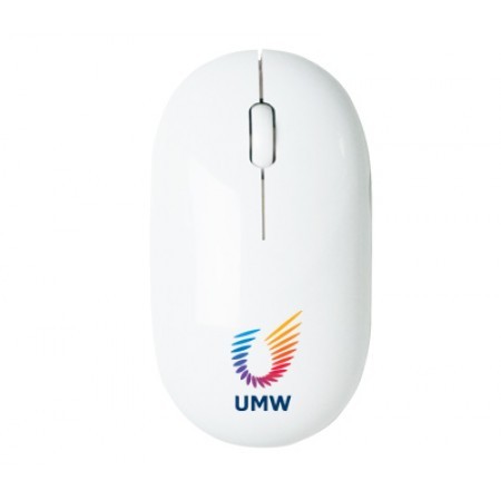 Ultra Oval Shaped Wireless Optical Mouse 01
