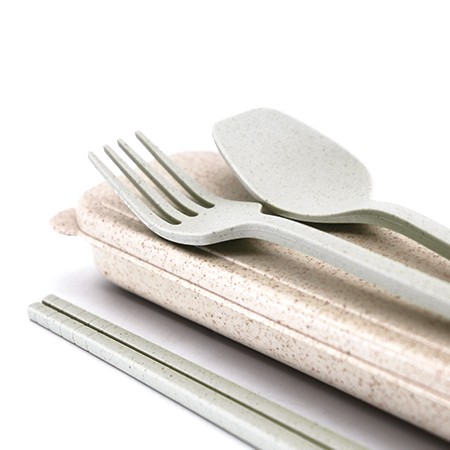 3-in-1 Eco-Wheat Cutlery Gifts Set 06