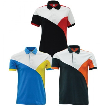 Three Tone Polo Shirt L700 05