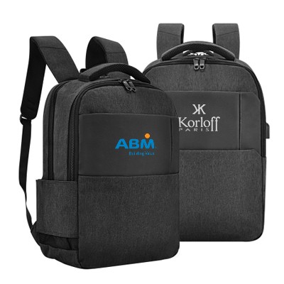 15" Agency Laptop Backpack With USB Port 01