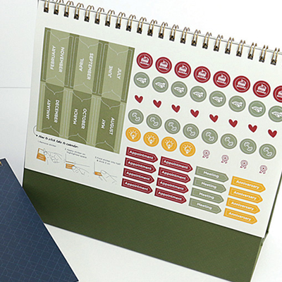 Pioneer Wire-O Desk Calendar 2024 09