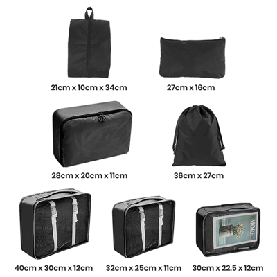 7-In-1 Polyester Travel Organizer Set 08