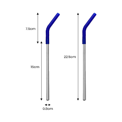 8mm Stainless-Steel Straw with Curved Silicon Tip 07