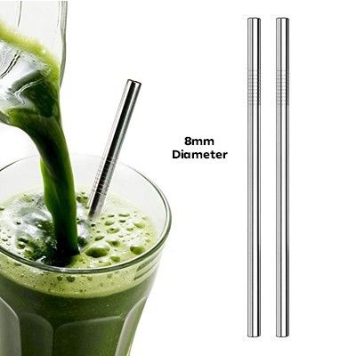 8mm Straight Stainless Steel Straw 01