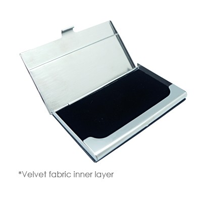 Slim Faux Leather Name Card Holder 04