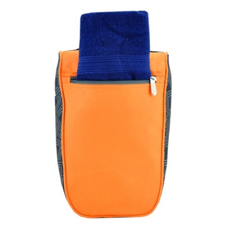 Textured Two Zippered Shoe Bag 07