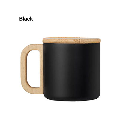 ASHLEY Wooden Handle Stainless Steel Mug – 400ml 05