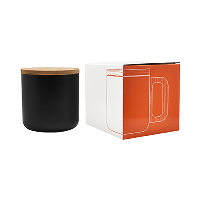 ASHLEY Wooden Handle Stainless Steel Mug – 400ml 08