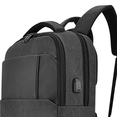 15" Agency Laptop Backpack With USB Port 10