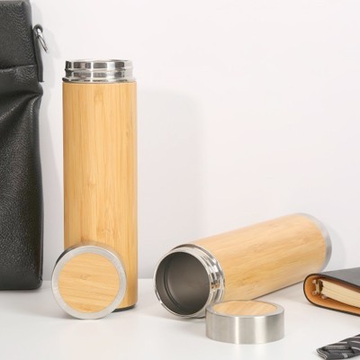 Bamboo Premium Stainless Steel Thermos - 500ml 06