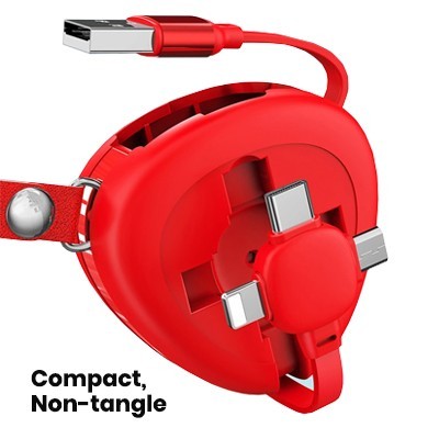 BLISS 3-in-1 Retractable USB Fast Charging Cable 08