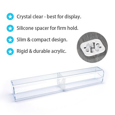 Clear Pen Case with Silicone Spacer 06