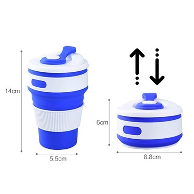 Collapsible Silicone Travel Cup - 350ml 03