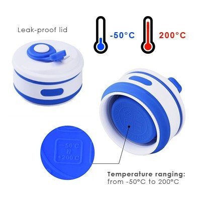 Collapsible Silicone Travel Cup - 350ml 07