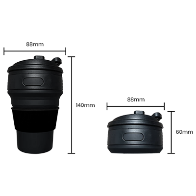 Collapsible Silicone Travel Cup Edition V2– 350ml 08