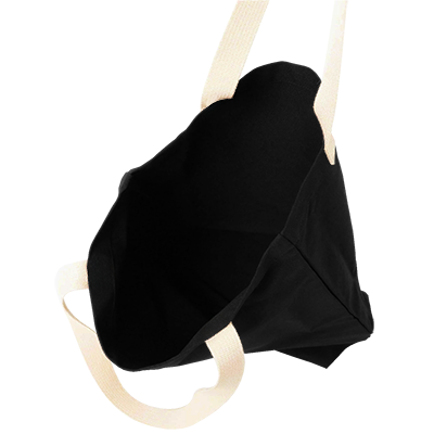 Colour Strip Black Canvas Bag – 10oz (340x310x100) 05