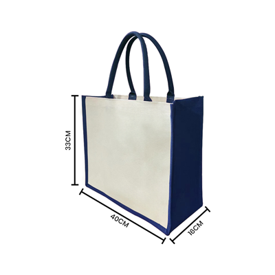 Colour Strip Laminated Canvas Bag - 10oz (400x330x160) 11