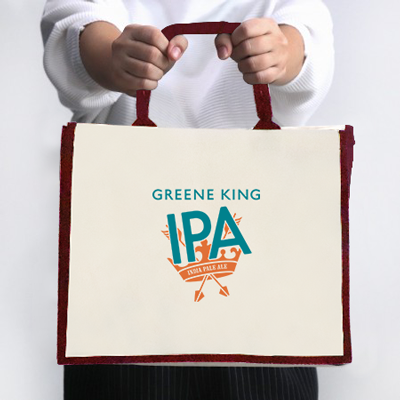 Colour Strip Laminated Canvas Bag - 10oz (400x330x160) 04