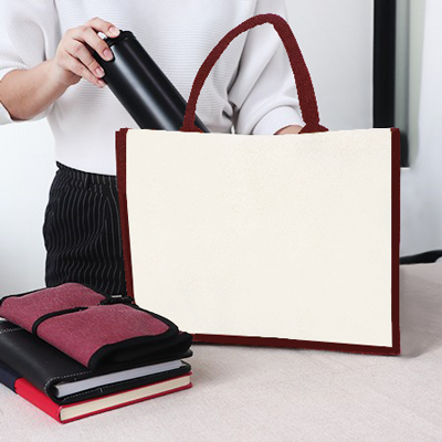 Colour Strip Laminated Canvas Bag - 10oz (400x330x160) 05