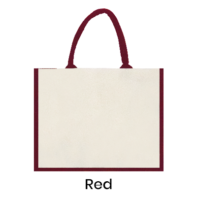 Colour Strip Laminated Canvas Bag - 10oz (400x330x160) 08