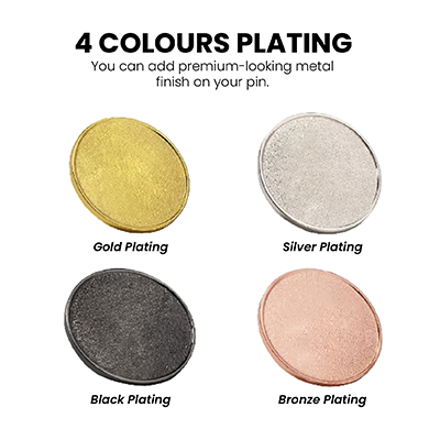 Custom Made Die Struck Collar Pin 08