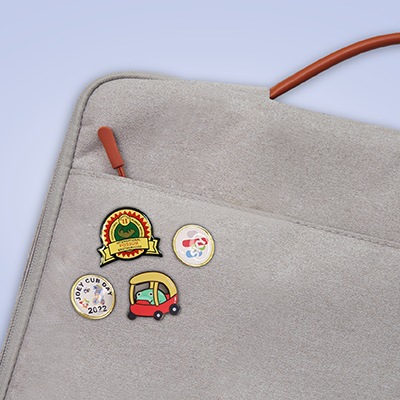 Custom Made Epoxy Collar Pin 06