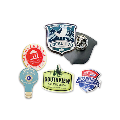 Custom Made Epoxy Collar Pin 01