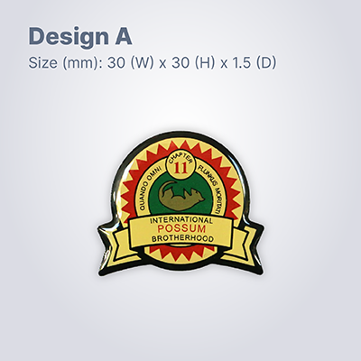 Custom Made Epoxy Collar Pin 03