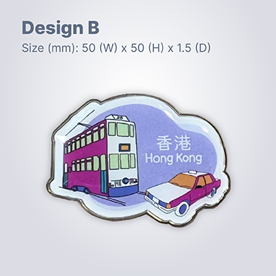 Custom Made Epoxy Collar Pin 04