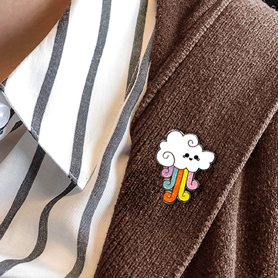 Custom Made Hard Enamel Collar Pin 05