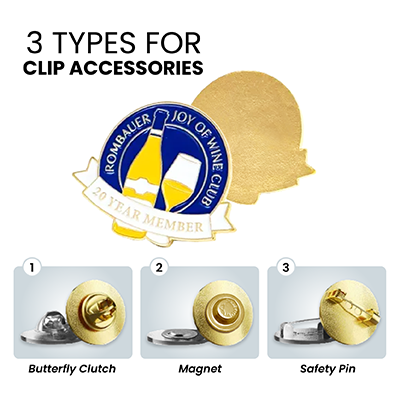 Custom Made Soft Enamel Collar Pin 08