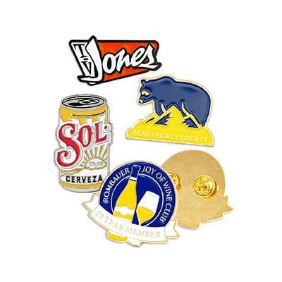 Custom Made Soft Enamel Collar Pin 01