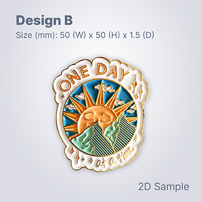 Custom Made Soft Enamel Collar Pin 04