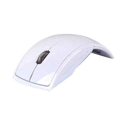 Arc Design Gloss Foldable Wireless Optical Mouse 10