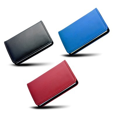 Classic Black PU Name Card Holder 04
