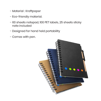 DOTT Eco-Notebook with Pen 09
