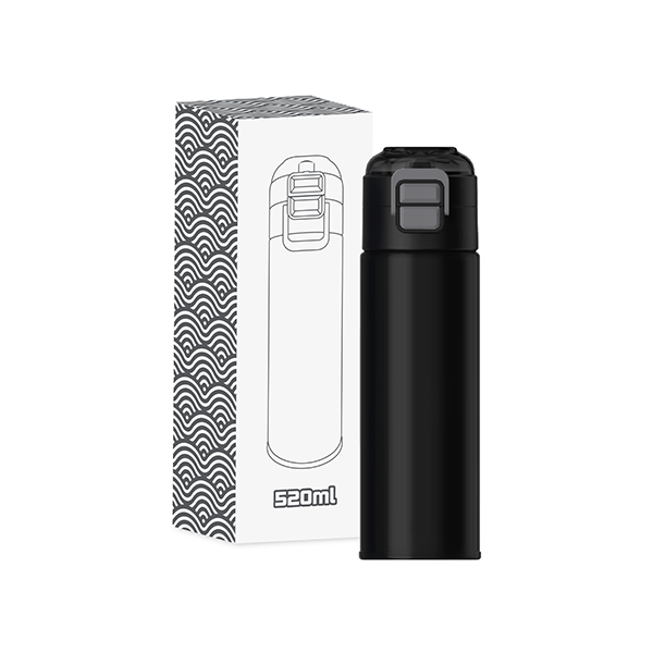 DUCK Dual Lid 316 S.Steel Bottle with Straw - 520ml 08