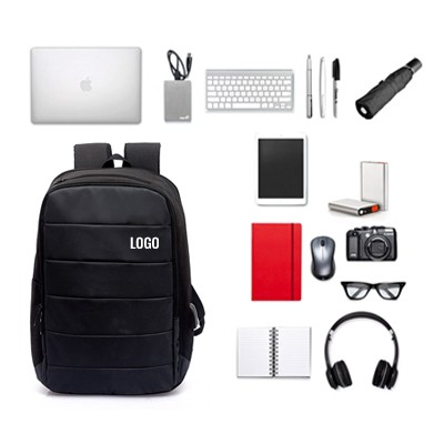 15.6'' RAPH Laptop Backpack with External USB & Audio Jack Port 06