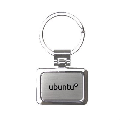 Elegant Rectangle Metal Key Chain 01