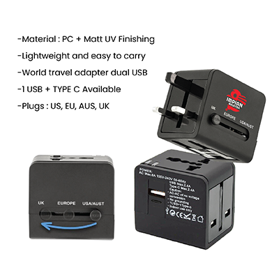 EASY Travel Adapter 1 USB + 1 Type-C Charger 11
